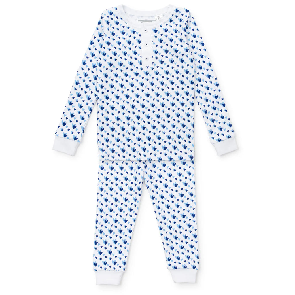 Jack Pajama Set Heart to Heart- Blue