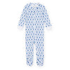 Parker Zipper Pajama Heart to Heart- Blue