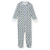 Parker Zipper Pj- Blue Cowboy Boots (0/3,3/6,9/12m)