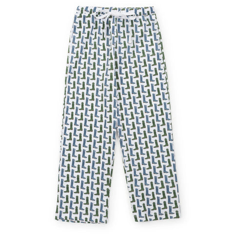 Beckett Hangout Pants- Blue Cowboy Boots (6,8,10,12y)